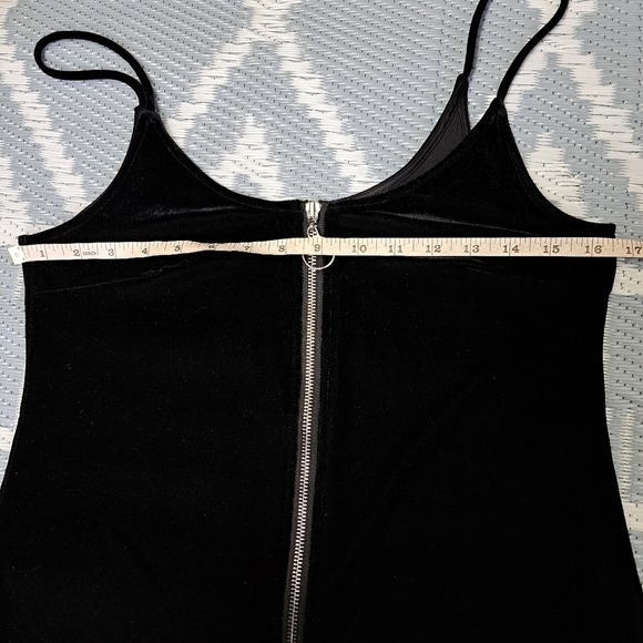 7 for all mankind  Black Velvet Tank Top - Picture 8 of 10